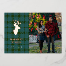 Cartão de Feriado de Folha de Rosa Dourada e Xadre