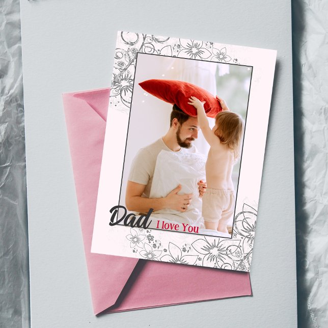 Cartão de Feriado de Fotografia de Dia de os pais  (Criador carregado)