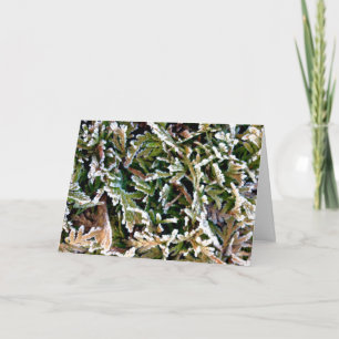 Cartão de Feriado de Inclinação Axial