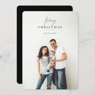 Cartão de Feriado de Manuscrito de Script