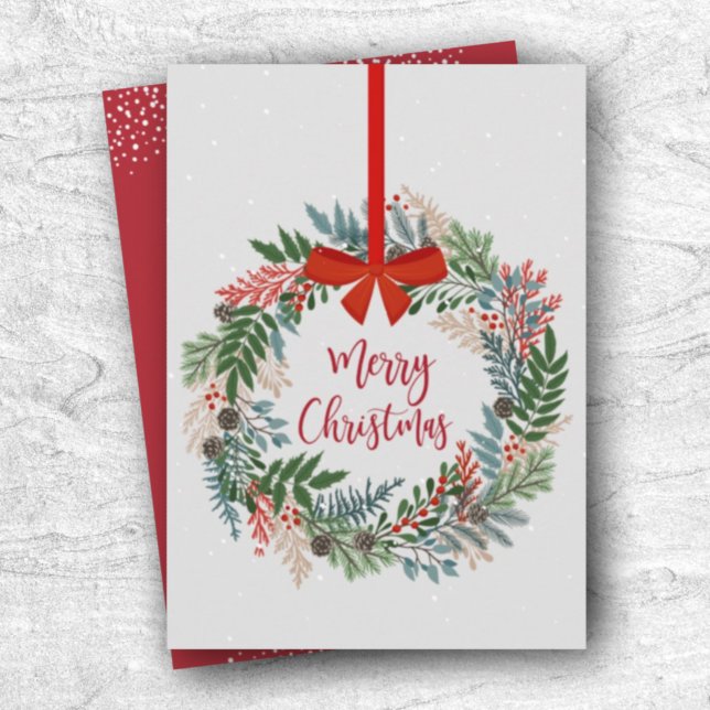 Cartão de Feriado de Natal em Fúria Botânica (Criador carregado)