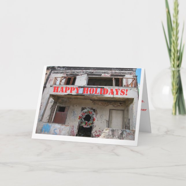 CARTÃO DE FERIADO DE NOVA IORQUE SLUMLORD! (Frente)