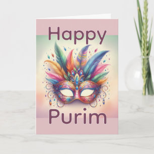 Cartão de Feriado de Purim – Alegria e Libertação