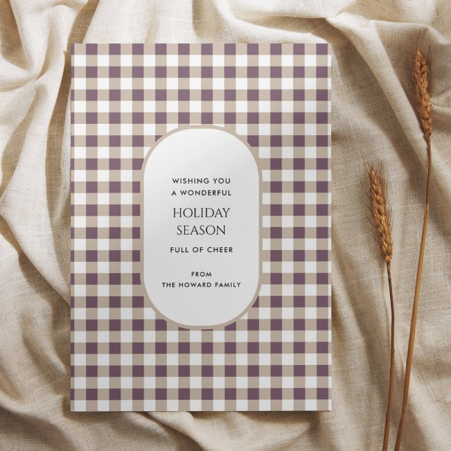 Cartão de Feriado de Tipografia da Xadrez de Buffa (Criador carregado)