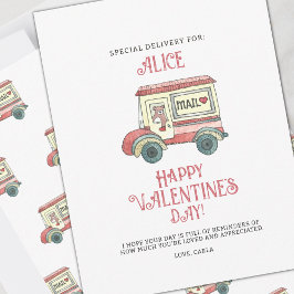 Cartão de Feriado do Urso de Entrega Especial de D