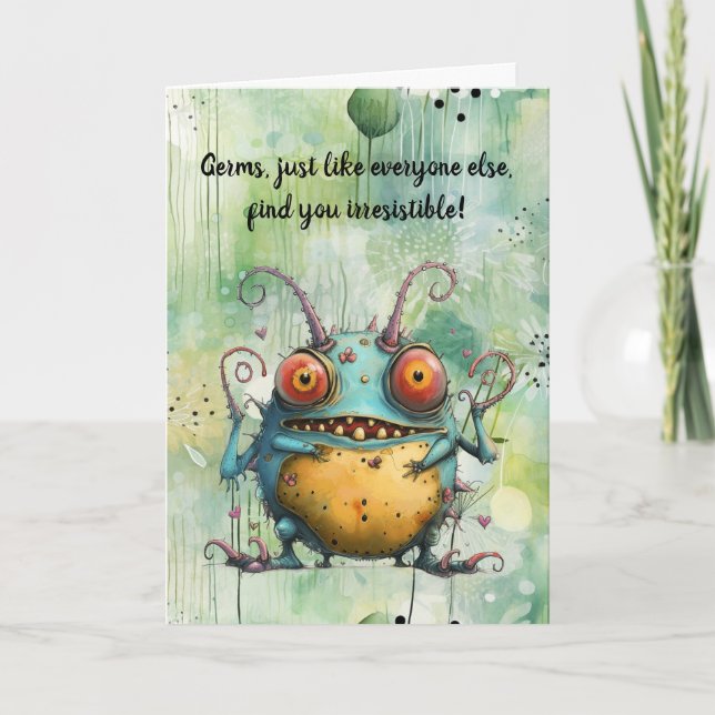 Cartão de Feriado Dobrado (Frente)