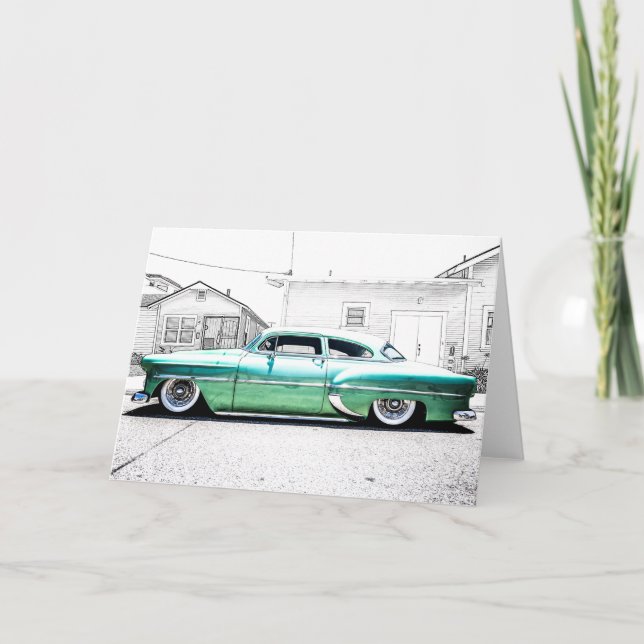 Cartão de Feriado Dobrado (Frente)