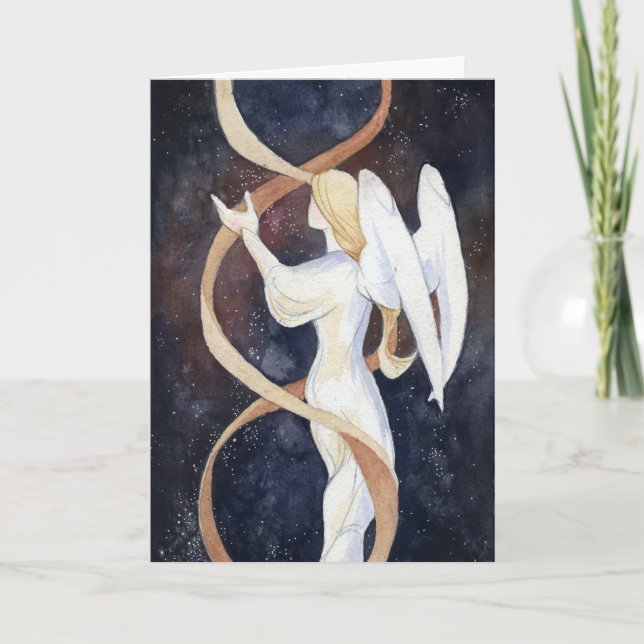 Cartão de Feriado Gene Angel (Frente)