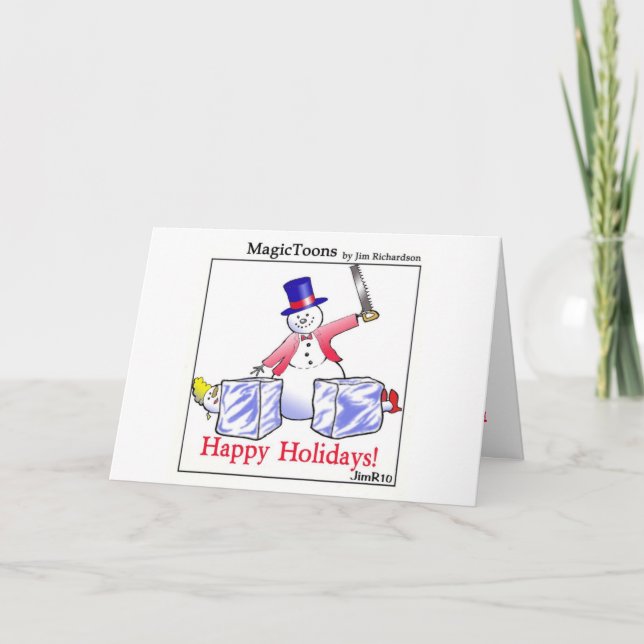 Cartão de Feriado MagicToons! (Frente)