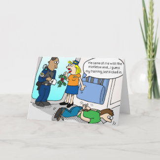 Cartão de Feriado Mistletoe