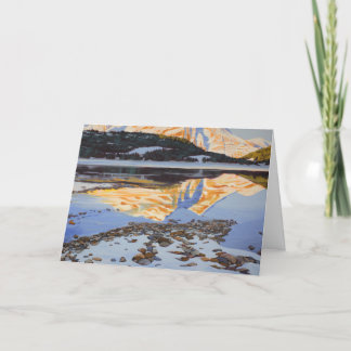 Cartão de Feriado "Neve Precoce em Kananaskis"