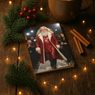 Cartão de Feriado para papais noeis