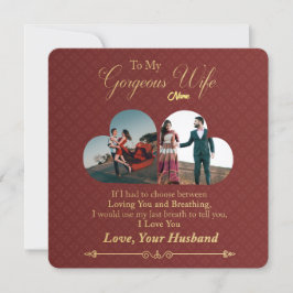 Cartão de feriado personalizado para o dia do dia 