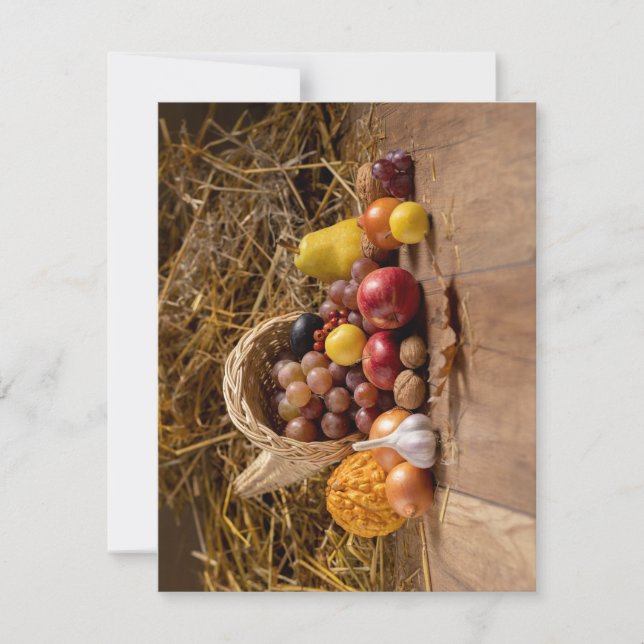 Cartão de Feriado Plano, Tamanho: 4,25" x 5,5", Pa (Frente)