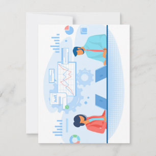 Cartão de Feriado Plano, Tamanho: 4,25" x 5,5", Pa