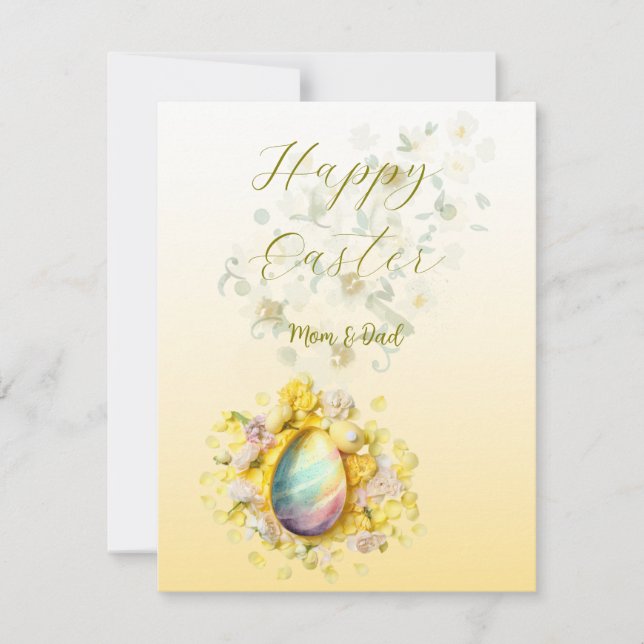 Cartão de Feriado Simples (Frente)