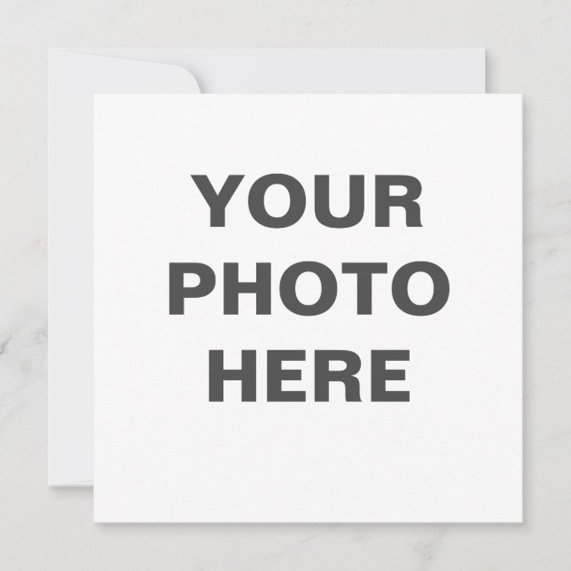 Cartão de Feriado Simples Personalizável (Frente)