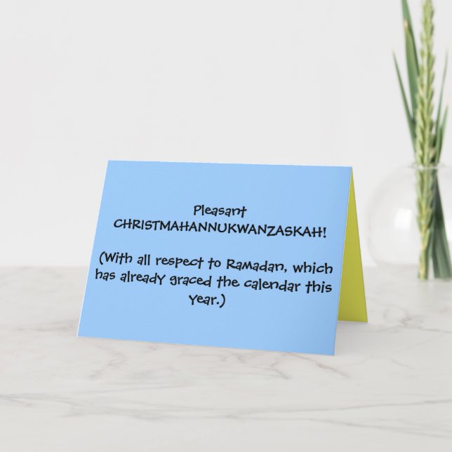 Cartão de Feriado Super-PC (Frente)