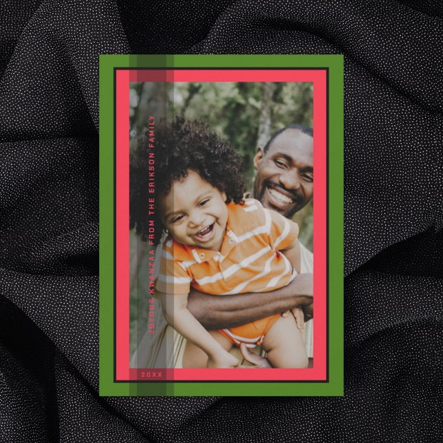 Cartão de Feriado Verde (Criador carregado)