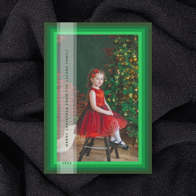 Cartão de Feriado Verde (Criador carregado)