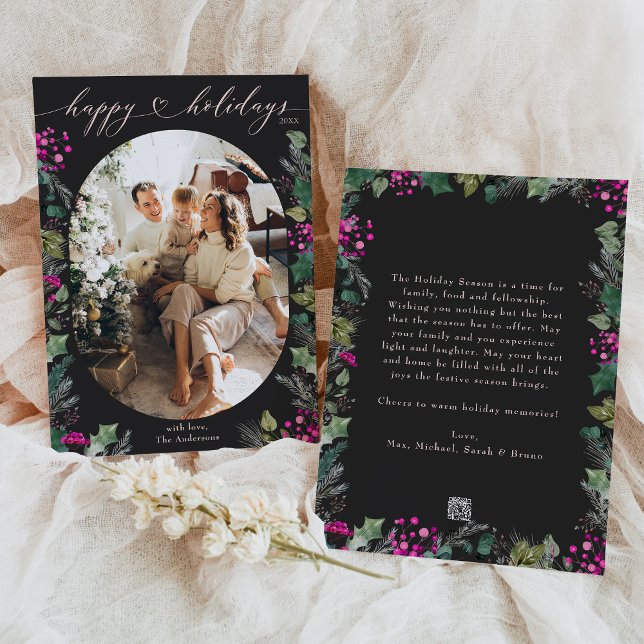 Cartão de Feriados Felizes da Família de Moody Esc (Criador carregado)