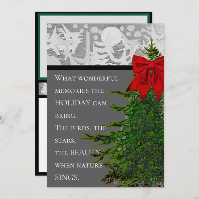 Cartão de FÉRIAS 5x7 (Frente/Verso)