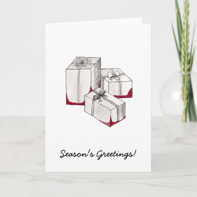 Cartão de Férias Bloody Boxes (Frente)