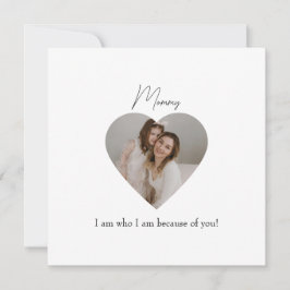 Cartão de Férias com Foto em Formato Retangular pa