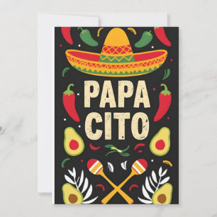 Cartão de Férias com Maracas Mexicanas