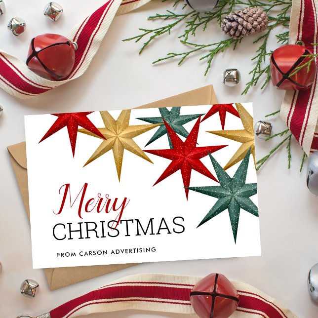 Cartão de Férias Comerciais de Natal Moderno (Criador carregado)