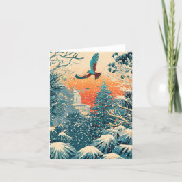 Cartão de Férias da Árvore de Natal do Capitólio d