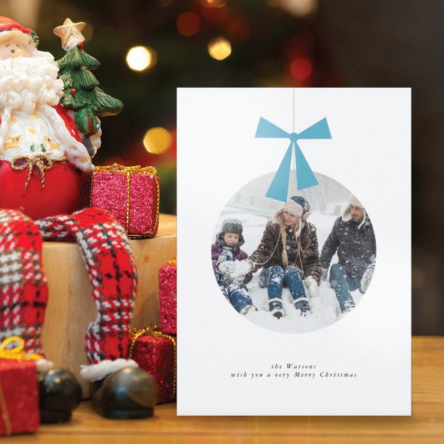 Cartão de Férias da Bola de Natal (Criador carregado)