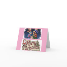 Cartão de Férias da Família Verde Feliz Natal