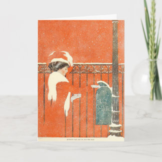 Cartão de Férias da ilustração Phillips de Natal d