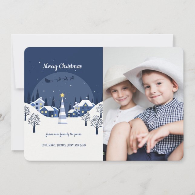 Cartão de Férias da Vila de Natal (Frente)