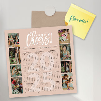 Cartão de Férias de 8 Fotos para o Calendário de 2