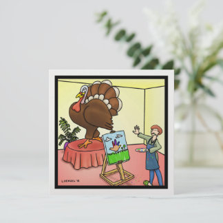 Cartão de Férias de Ação de Graças