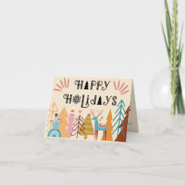 Cartão de Férias de Animal Caprichoso Boêmio