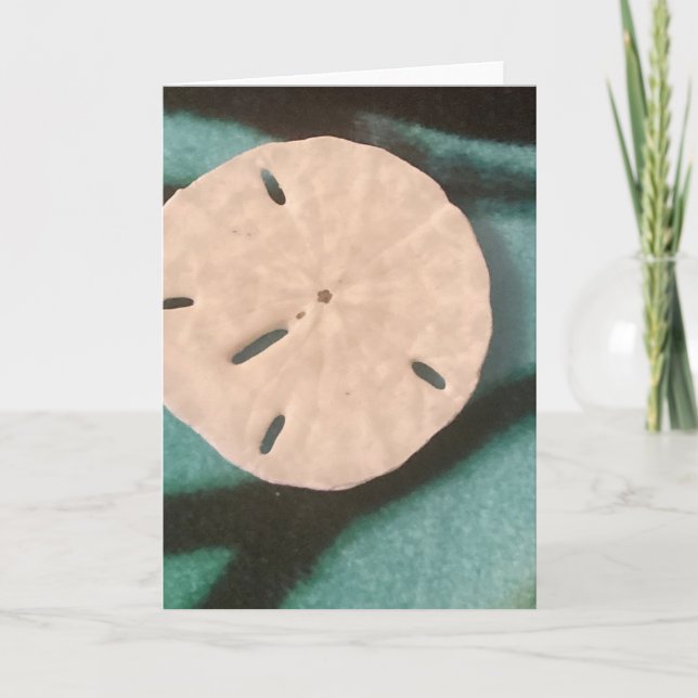 Cartão de Férias de Areia (Frente)