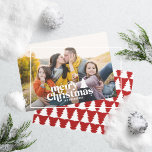 Cartão de férias de cheio moderno para a tipografi<br><div class="desc">Fotografia de Natal moderno. As cores de texto e fundo podem ser personalizadas. Parte de uma coleção</div>