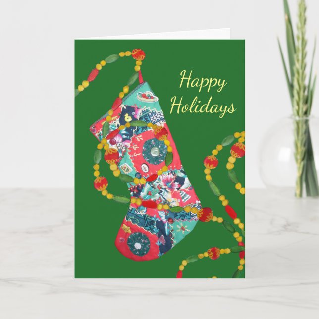 Cartão de Férias de Coisas Favoritas (Frente)