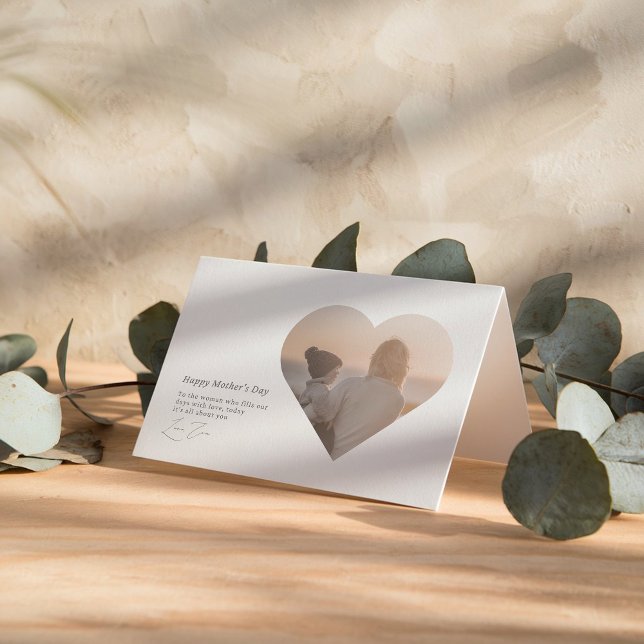 Cartão de Férias de Dia de as mães Feliz e Moderno (Criador carregado)