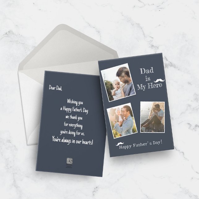 Cartão de Férias de Dia de os pais 3 feliz (Criador carregado)