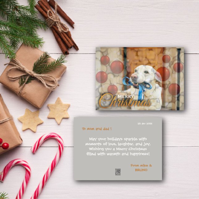 Cartão de Férias de Divertimento Feliz de Natal (Criador carregado)