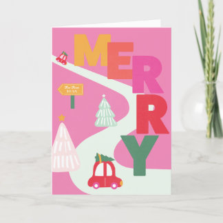 Cartão de Férias de feliz