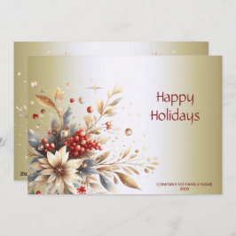 Cartão de Férias de Férias de Férias Modernas