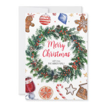 Cartão de Férias de Férias de Natal