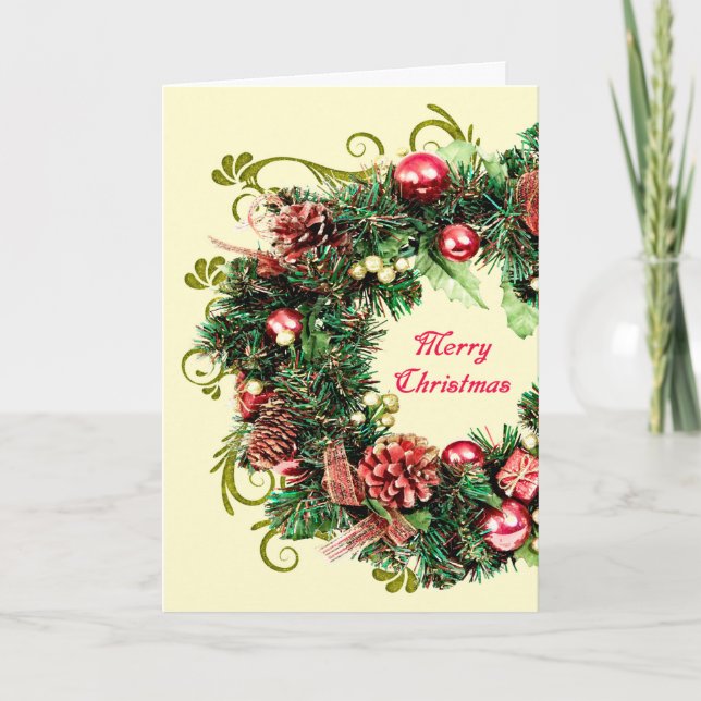 Cartão de Férias de Férias de Natal (Frente)