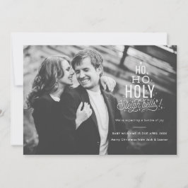 Cartão de Férias de Gravidez Engraçado