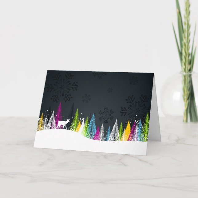 Cartão de Férias de inverno (Frente)